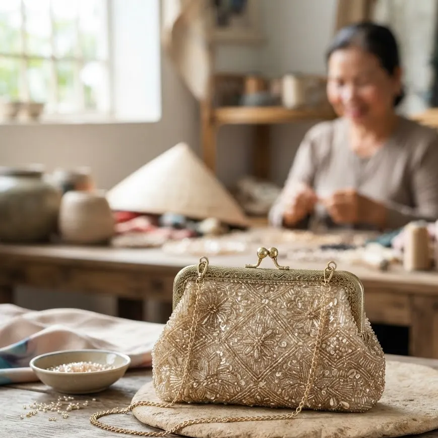 Clutch đính cườm