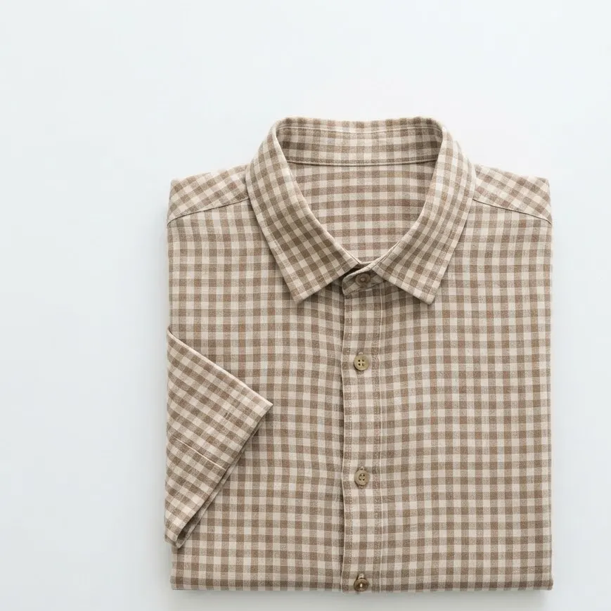 Sơ mi linen caro